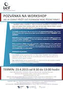 Pozvánka workshop